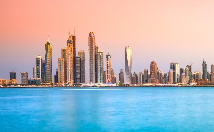Skyline Dubai Marina
